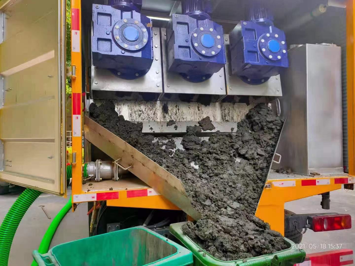 红旗化粪池清掏城市维护站-泥浆净化干湿分离处理
